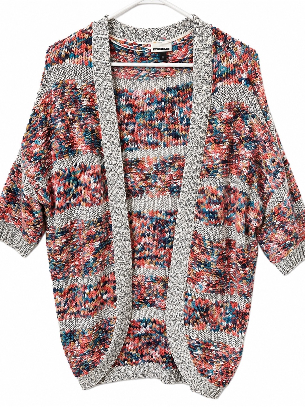 Noisy May Multicolor Knit Cardigan Size Small